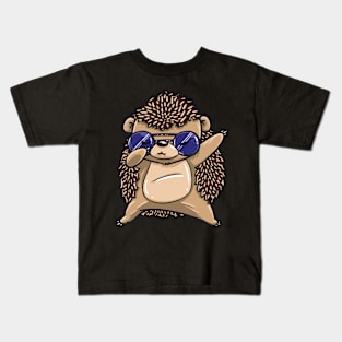 Funny Dabbing Hedgehog product for women kids men Kids T-Shirt